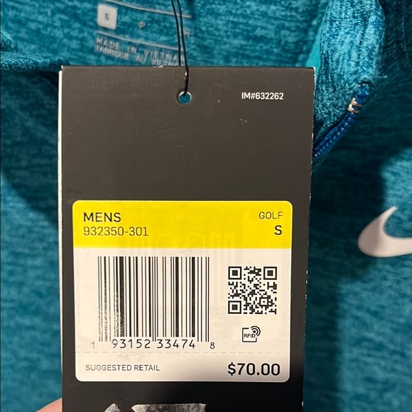 Nike Golf Teal Therma Quarter-Zip Pullover - Picture 2 of 8